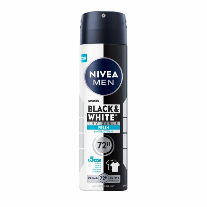 Nivea Deo Spray 150ml Black & White Invisible Fresh