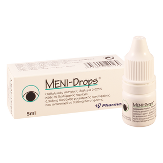 მენი-დროპსი წვეთები თვალის 0.25მგ/1მლ 5მლ #1 0 Meni-Drops eye drops 0.25mg/ml 5ml #1