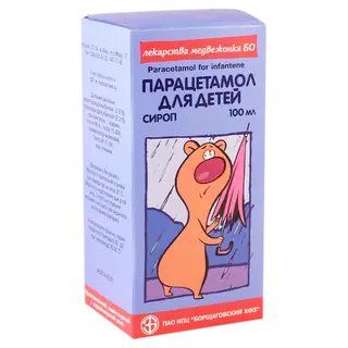 პარაცეტამოლი სიროფი 120მგ/5მლ 100მლ #1 0 Paracetamol syrop 120mg/5ml 100ml