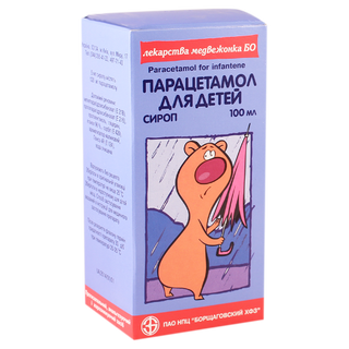 პარაცეტამოლი სიროფი 120მგ/5მლ 100მლ #1 0 Paracetamol syrop 120mg/5ml 100ml