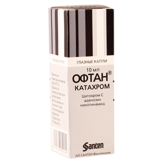 ოფთან-კატახრომი წვეთები თვალის 10მლ ფლაკონი #1 0 Oftatan Catachrom 10ml #1
