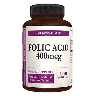 ფოლის მჟავა ამვილაბი ტაბლეტი 400მკგ #100 0 Folic acid tab 400mkg #100