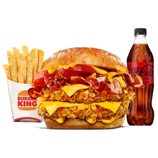 Menu Duo Bacon Cheddar - Double Crispy