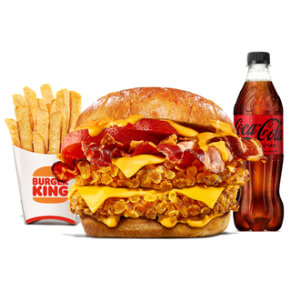 Menu Duo Bacon Cheddar - Double Crispy