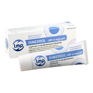 დიმედროლი ლმპ გელი 1% 30გრ ტუბი #1 0 Dimedrol LMP gel 1% 30gr #1