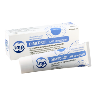 დიმედროლი ლმპ გელი 1% 30გრ ტუბი #1 0 Dimedrol LMP gel 1% 30gr #1