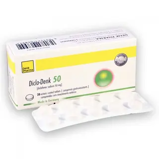დიკლო დენკი ტაბლეტი 50მგ #20 0 Diclo Denk 50mg tab #20
