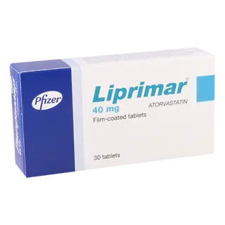 ლიპრიმარი ტაბლეტი 40მგ #30 0 Liprimar tab 40mg #30