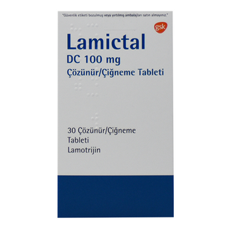 ლამიქტალი ტაბლეტი საღეჭი 100მგ  #30 0 Lamictal tab chaweb 100mg #30 /TR/