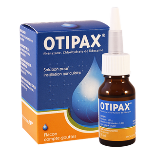 ოტიპაქსი წვეთები ყურის (40მგ+10მგ)/1მლ 16გრ ფლაკონი #1 0 Otipax ear dr 16g #1