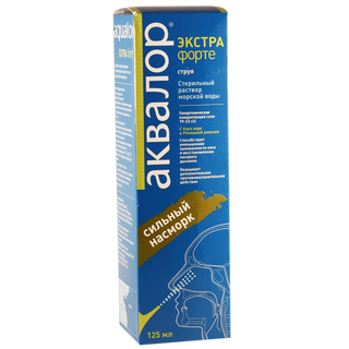 აქვალორ ექსტრა ფორტე სპრეი ცხვირის ფლაკონი #1 0 Aqualor extra forte nasal spray #1