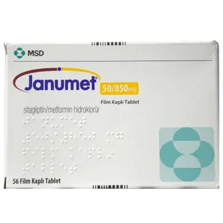იანუმეტი ტაბლეტი 50მგ+850მგ  #56 0 Janumet tab 50mg+850mg /TR/ #56