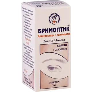 ბრიმოპტიკი წვეთები თვალის (2მგ+5მგ)/1მლ 10მლ ფლაკონი #1 0 Brimoptic 2mg/5mg 10ml eye dr #1