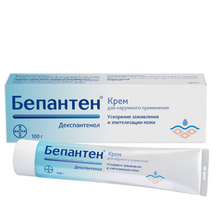 ბეპანთენი კრემი 5% 100გრ ტუბი #1 0 Bepanthen 5% cream 100.0