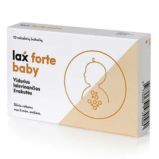ლაქს ფორტე ბეიბი სანთელი #10 0 Lax Forte Baby supp #10