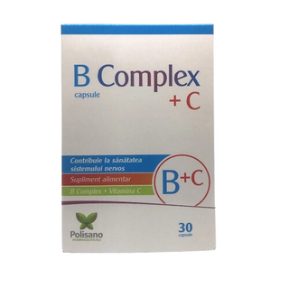 ვიტამინი B კომპლექსი + ვიტ C კაფსულა #30 0 B complex+C caps #30