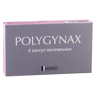 პოლიჟინაქსი კაფსულა ვაგინალური #6 0 Polygynax vag caps #6