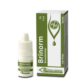 ბრინორმი წვეთები თვალის 1% 5მლ ფლაკონი #1 0 Brinorm 1% eye dr 5ml #1