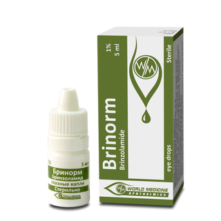 ბრინორმი წვეთები თვალის 1% 5მლ ფლაკონი #1 0 Brinorm 1% eye dr 5ml #1