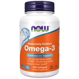 ნაუს ომეგა-3 კაფსულა 1000მგ #100 0 NOW OMEGA-3 1000MG SGELS #100