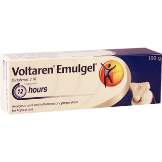 ვოლტარენი ემულგელი გელი 2% 100გრ ტუბი #1 0 Voltaren emulgel 2% 100g #1