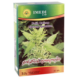 ს/მც ჭინჭრის ფოთოლი მცენარეული ნედლეული 50გრ #1 0 Folia Urtica 50gr