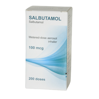 სალბუტამოლი სპრეი საინჰალაციო 100მკგ/1დოზა 200დოზა ფლაკონი დოზატორით #1 0 Salbutamol spray 100mkg/doz 200doz #1