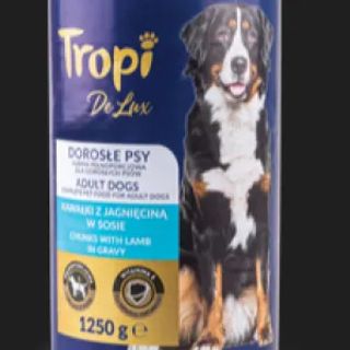 ტროპი - დელუქს კონსერვი ბატკნის ხორცით  1250 გრ