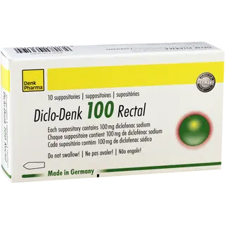 დიკლო დენკი სანთელი რექტალური 100მგ #10 0 Diclo Denk supp rect 100mg #10