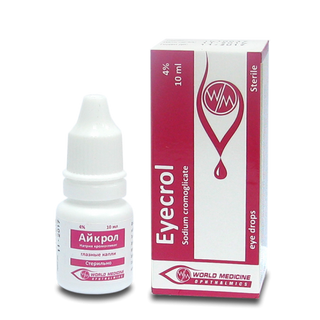 აიკროლი წვეთები თვალის 4% 10მლ ფლაკონი #1 0 Eyecril eye dr 4% 10ml #1