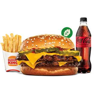 Menu Double Cheese Vegetal XXL®