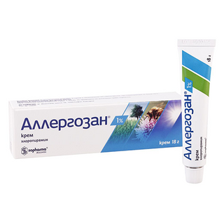 ალერგოსანი კრემი 1% 18გრ #1 0 Allergosan 1% cream 18g #1