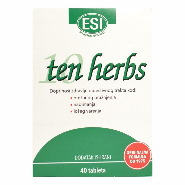 ESI Ten Herbs, 40 tableta