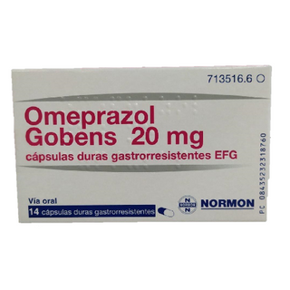 ომეპრაზოლი გობენსი კაფსულა 20მგ #14 0 Omeprazol Gobens caps 20mg #14