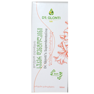 სუპერდენტოლაინი დოქტორ ღლონტის ხსნარი 100მლ ფლაკონი #1 0 Super Dentolaini 100ml