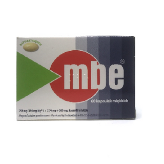 მაგნე B-6+ვიტ E /მბე/ კაფსულა #60 0 MBE caps #60