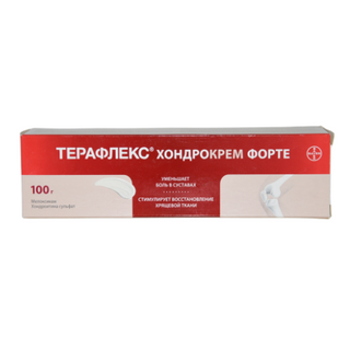ტერაფლექსი ხონდრო ფორტე კრემი 100გრ ტუბი #1 0 THERAFLEX CHONDRO CREAM FORTE 100gr #1