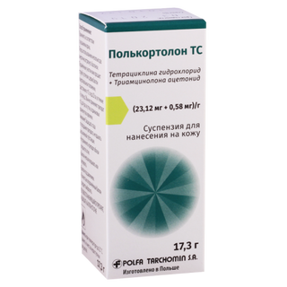 პოლკორტოლონი TC სპრეი სუსპენზია (0.58მგ+23.12მგ)1მლ 17.3გრ ფლაკონი #1 0 Polcortolon TC aeros suspension 30ml