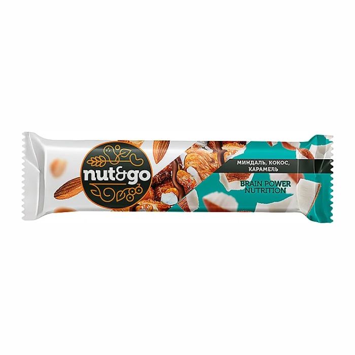 *NUT & GO štanglica sa bademima i kokosom 36gr