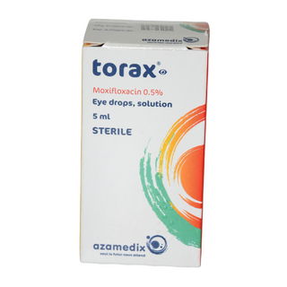 ტორაქსი წვეთები თვალის 0.5% 5მლ ფლაკონი #1 0 Torax eye dr 0.5% 5ml #1