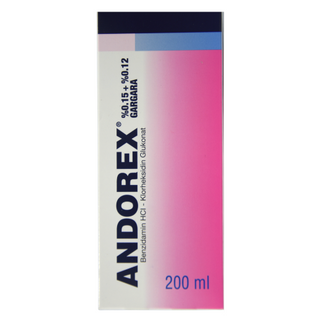 ანდორექსი გარგლი ხსნარი ორალური 200მლ ფლაკონი  #1 0 Andorex 200ml Gargle #1 /TR/