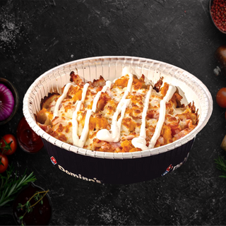 Potatoes with gourmet chicken, bacon and ranch sauce