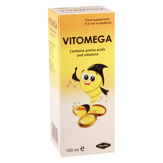 ვიტომეგა სიროფი 100მლ ფლაკონი #1 0 Vitomega syrup 100ml #1