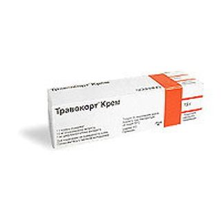 ტრავოკორტი კრემი (10მგ+1მგ)1გრ 15გრ ტუბი #1 0 Travocort cream 15g