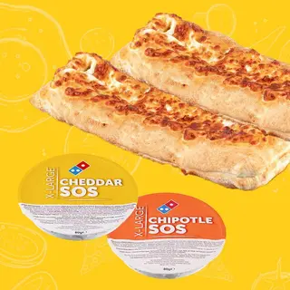 2x Cheese Bread + Gift XL Sauce (Dipping)