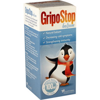 გრიპოსტოპი სიროფი 100მლ ფლაკონი #1 0 Gripostop syrup 100ml  #1