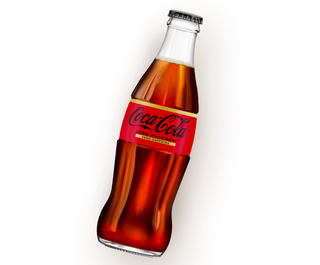 Coca Cola Zero Zero in bottiglia di vetro