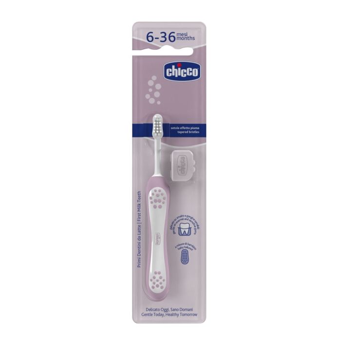 CHICCO Cetkica za zube lila 6-36m