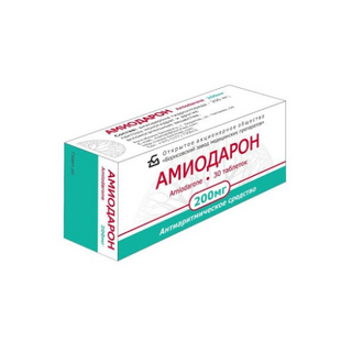 ამიოდარონი ტაბლეტი 200მგ #30 0 Amiodaron tab 200mg #30