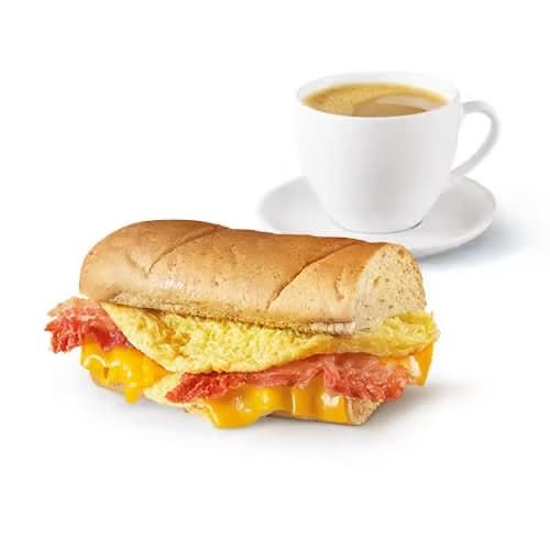 Sub Tortilla con bacon + Café o zumo